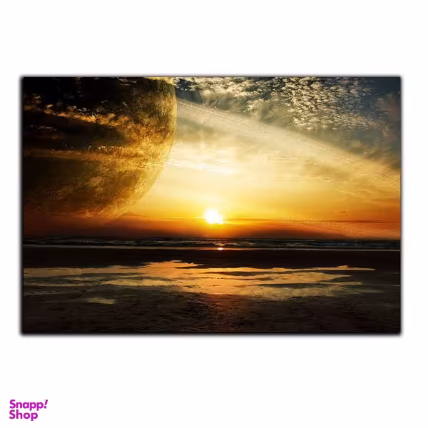 تابلو شاسی بکلیت طرح غروب و دریا مدل SH-4603