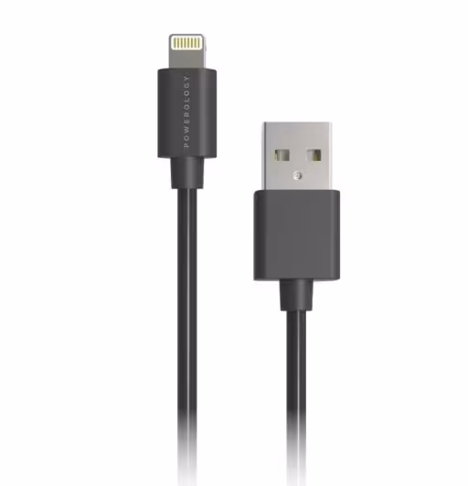 کابل تبدیل USB به لایتنینگ پاورولوجی مدل p12bl طول 1.2 متر