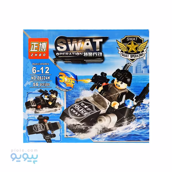 لگو ساختنی مدل قایق جنگی کد NO-ZB324H