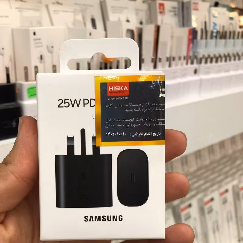 کله شارژر 25w اورجینال سامسونگ اصل ویتنام