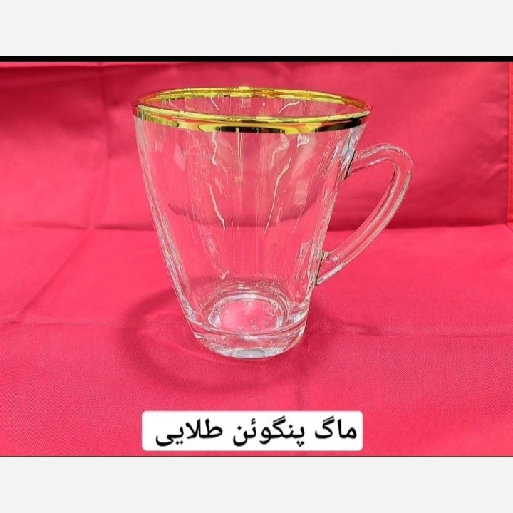 فنجان ماگ پنگوعن لب طلا