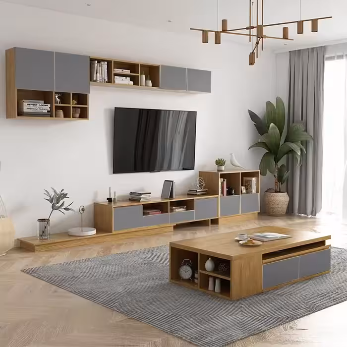 ست میز تلویزیون و جلومبلی fabset-157