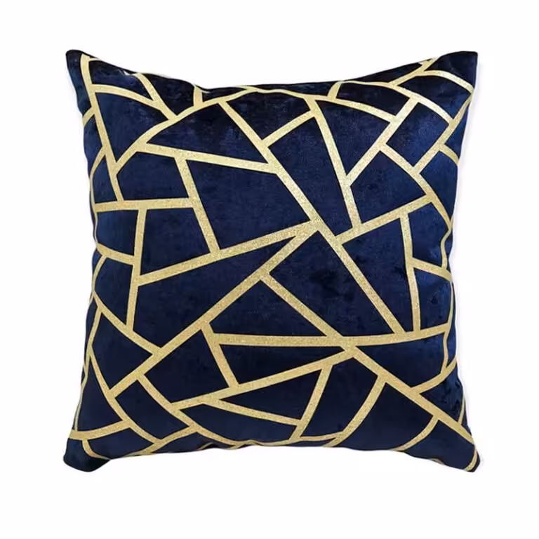 کوسن مربعی طرح خرده شیشه 