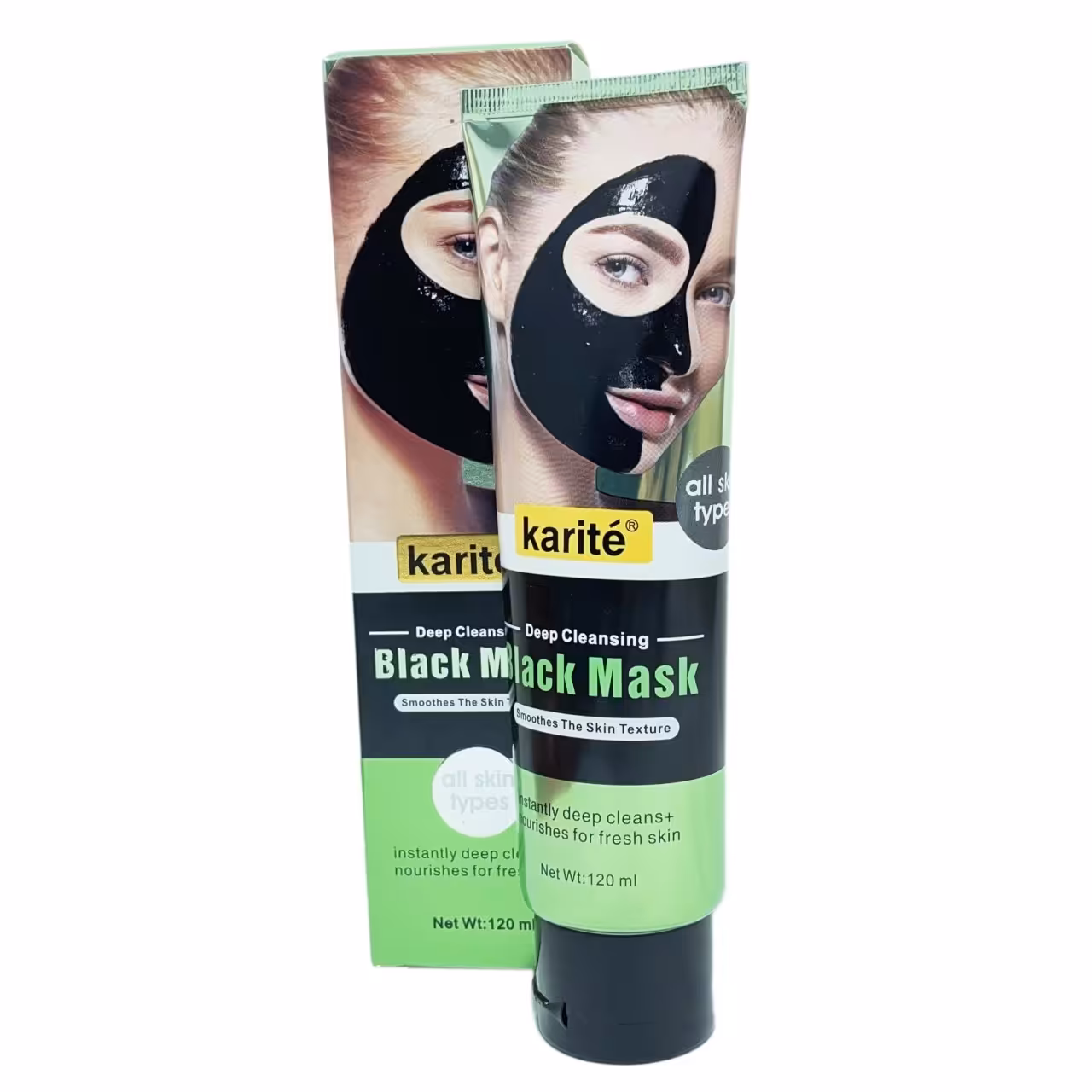 ماسک صورت کاریته مدل ذغال حجم 120 میلی لیتر