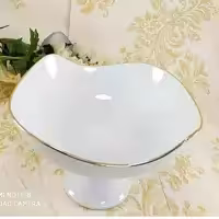 میوه خوری چینی لبه طلایی شیوا