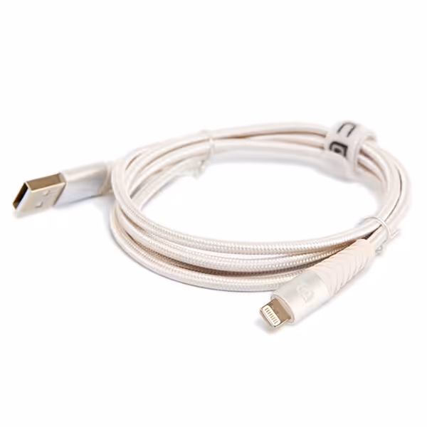 کابل Lightning دلفی مدل Delfy AstrapiCable نقره ای - Hiapple.ir