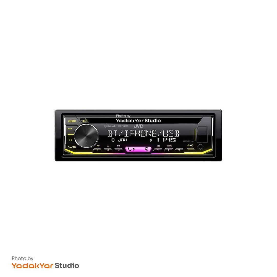 ضبط ماشین مدل KD-T902BT جی وی سی - JVC