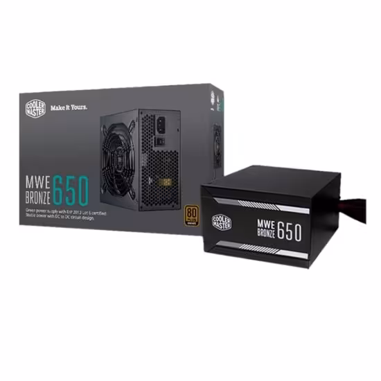 خرید منبع تغذیه Power COOLER MASTER MWE BRONZE 650 با بهترین قیمت
