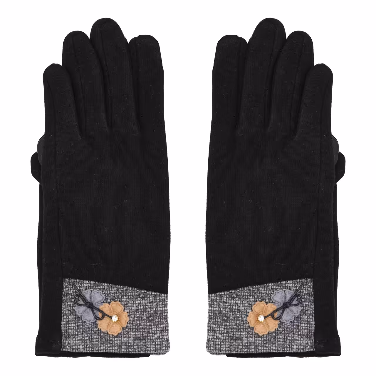 دستکش زنانه مدل GOL کد 51430 رنگ مشکی