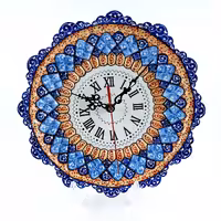 ساعت میناکاری 25 سانتی طرح بهارنارنج