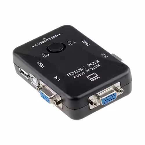 USB 2.0 KVM Switch 2 Port | کی وی ام 2 پورت