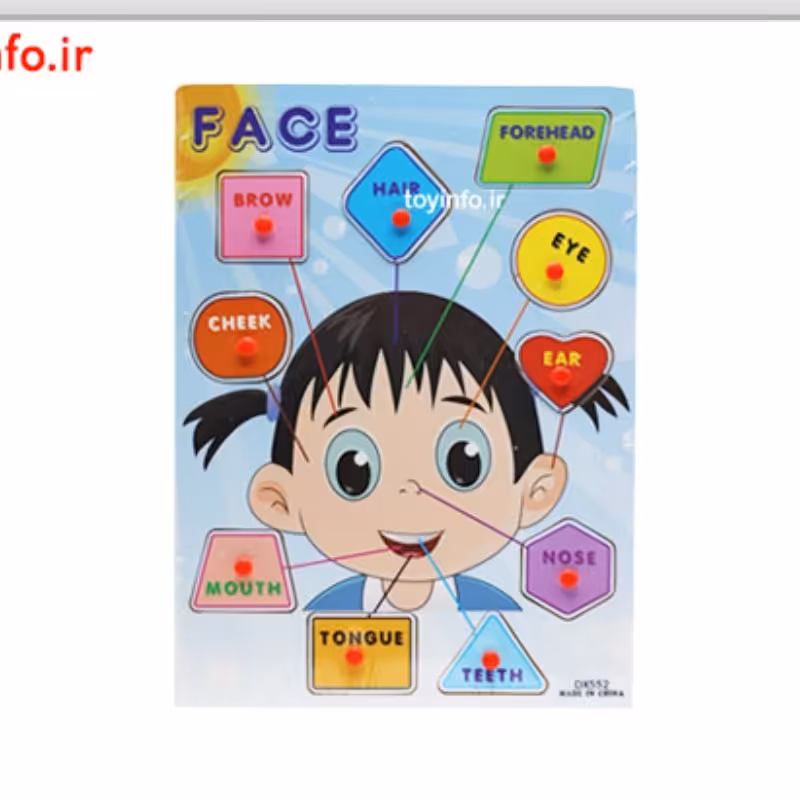 جورچین  چوبی اجزای صورت