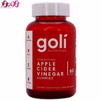 مکمل پاستيل لاغری سرکه سيب گلی (60 عددی) - goli