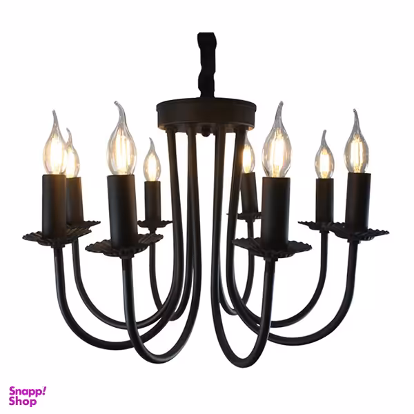 لوستر 12 شعله مدرن مدل عصایی