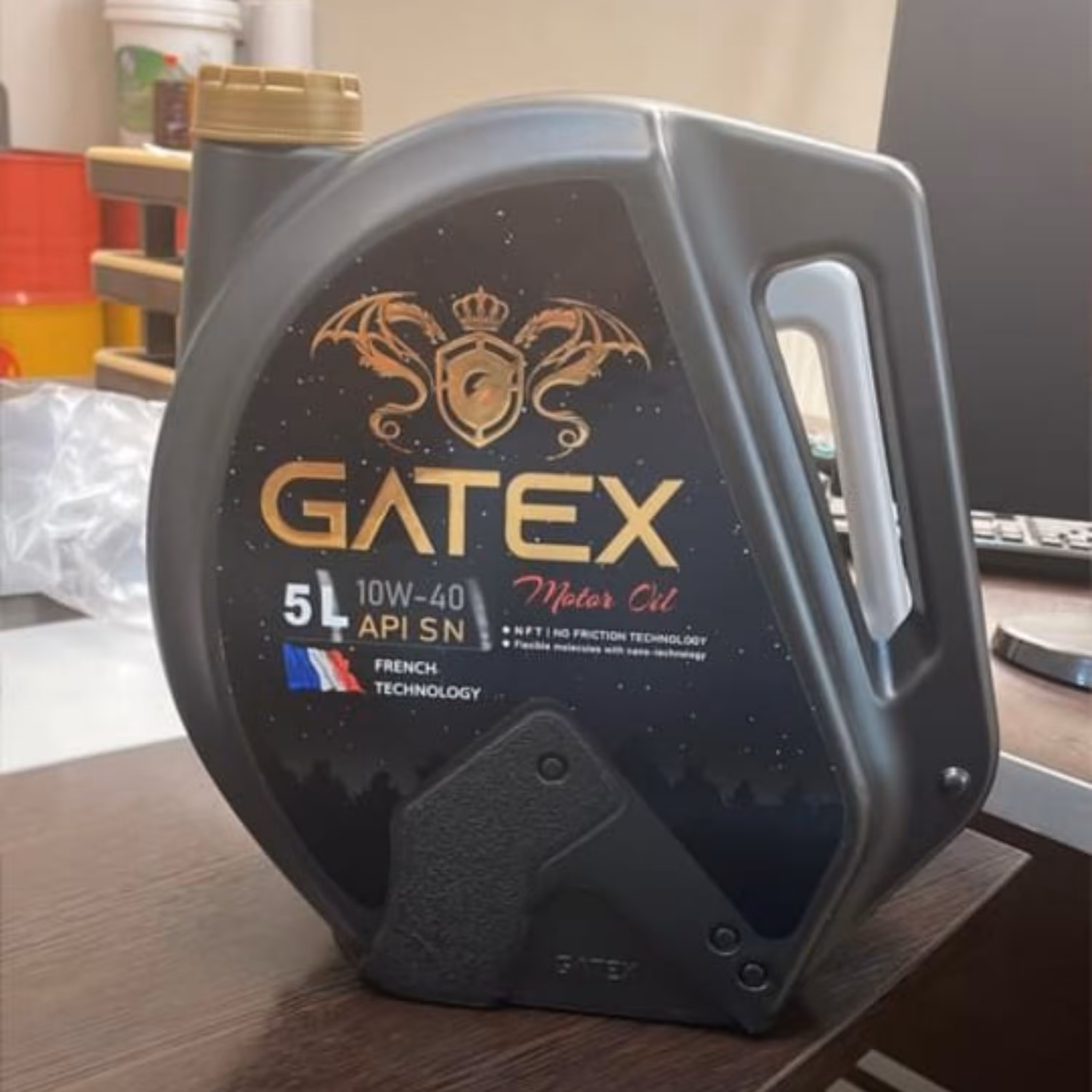 روغن موتور گتکس 10W40 با سطح کیفی SN  و حجم 5 لیتر  تضمین اصالت و کیفیت