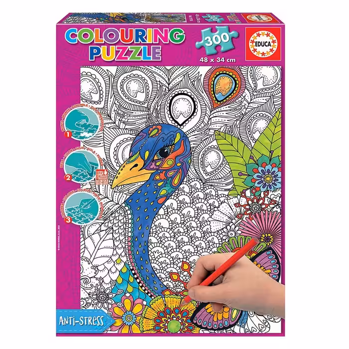 پازل 300 تکه ادوکا مدل سافاری جنگل کد 17738