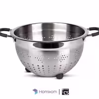 آبکش دسته دار استیل سایز 24 سی اس