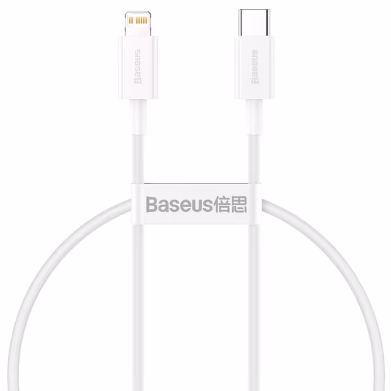 کابل شارژ Type-C به Lightning باسئوس مدل CATLYS PD 20W  طول 1 مترBaseus CATLYS Type-C to Lightning PD 20W 1m