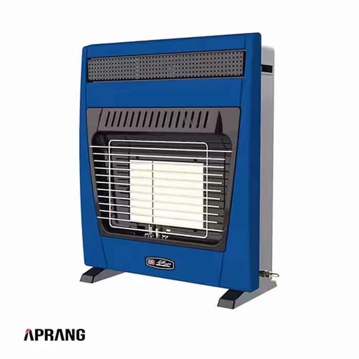 بخاری گازی بدون دودکش سرامیکی سپهرالکتریک مدل SE5000CF فن دار - آبی