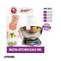 ترازو آشپزخانه مایر مدل MR-2027 - استیل