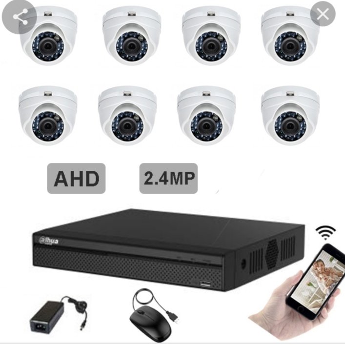 دوربین مداربسته داهوا 8کاناله فول HD فلزی