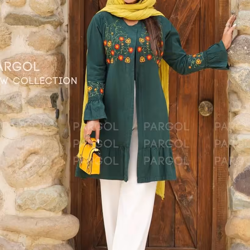 مانتو کوتاه جلوباز تابستانه