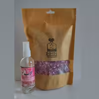 گل خشک محمدی و اسپری گلاب