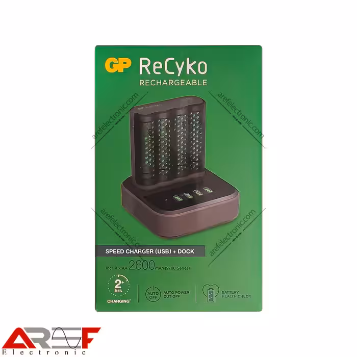 شارژر باتری GP مدل D451 - فروشگاه عارف الکترونیک