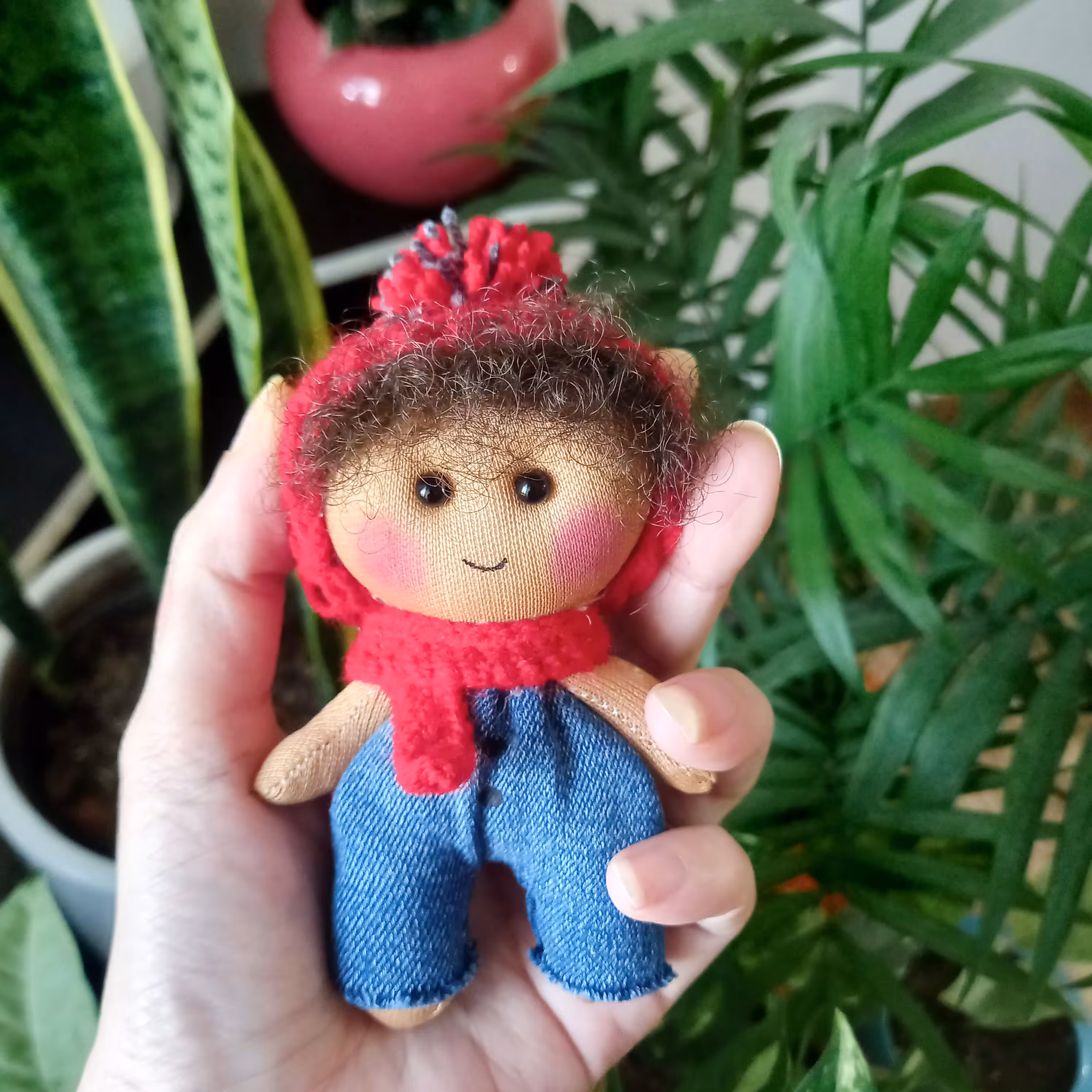 عروسک سرکلیدی پسر موفرفری