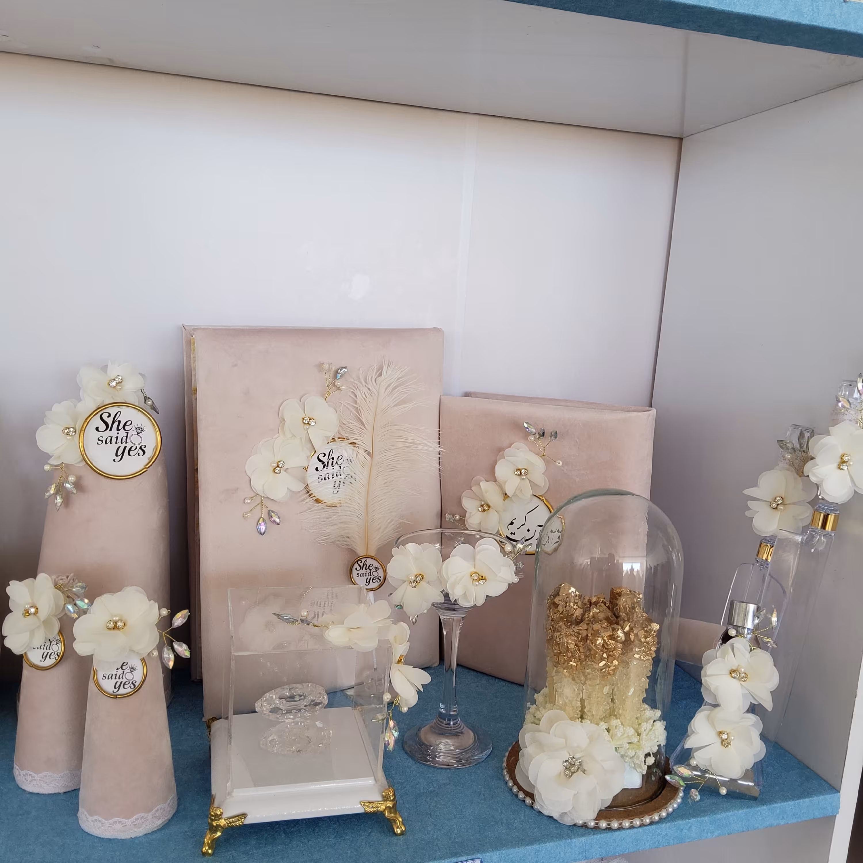 ست بله برون  12 تیکه مخمل