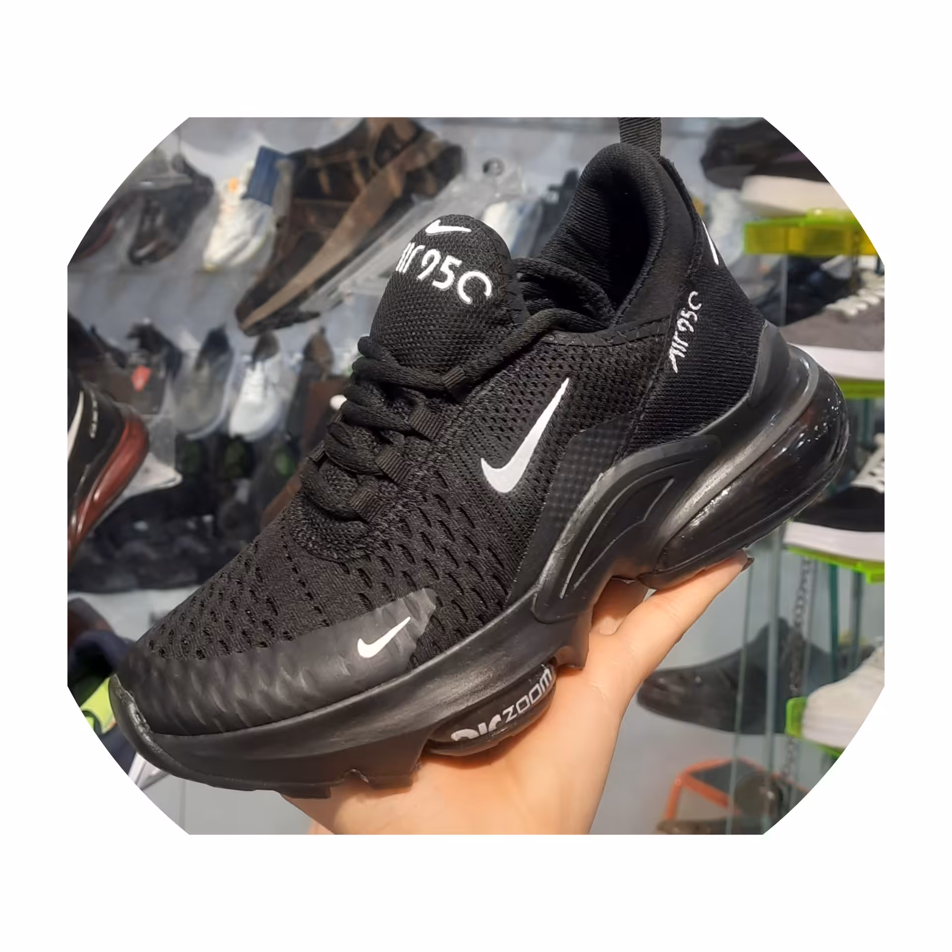 اسپرت کتونی نایک ایر950،لژ کپسولی طبی،رویه ی کفش بافت تنفسی...ارسال رایگان