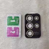 محافظ لنز  camera protection سامسونگ s23 ultra رنگبندی طلایی و بنفش