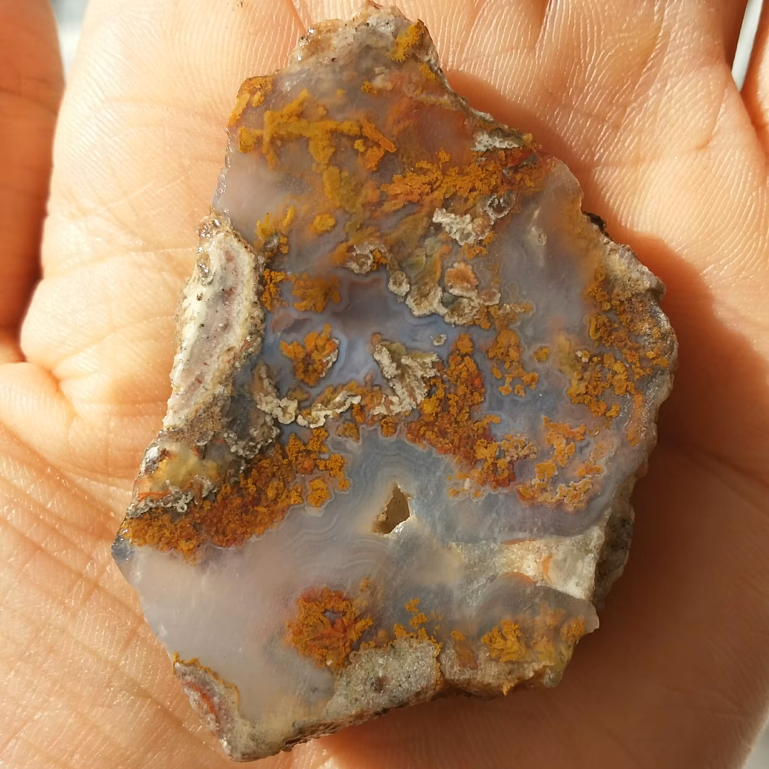 اسلایس سنگ راف شجر شکوفه 7رنگ محشرررر کاملا طبیعی نمونه ای تکرار نشدنی و خاص