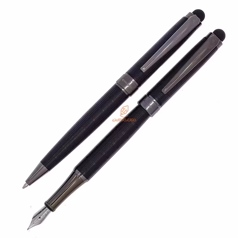 ست خودکار خودنویس مشکی مات یوروپن مدل TOTAK