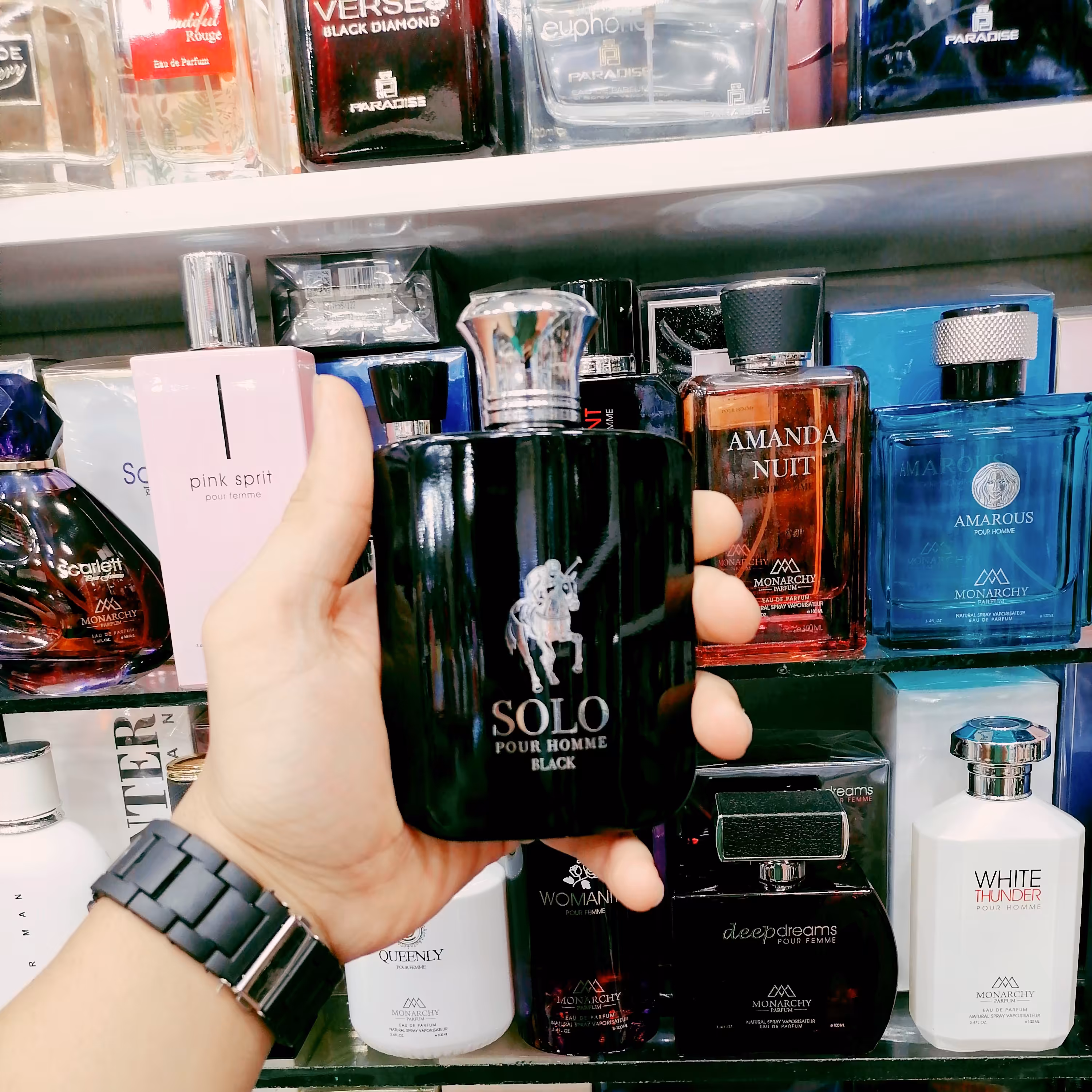 عطر ادکلن اماراتی پولو بلک،پولو مشکی،سولو،پولو، رالف لورن پولو بلک 100 میل مردانه 