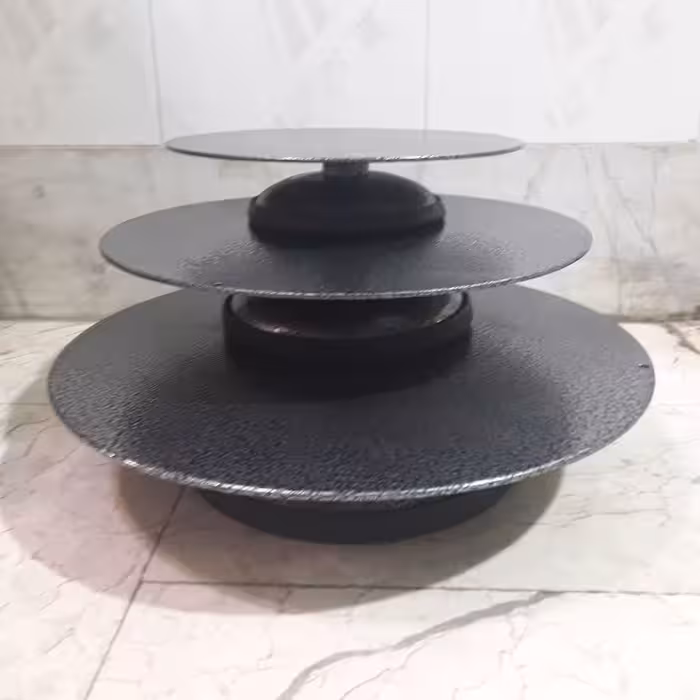 صفحه چرخون چدن سایز 25سانت بهترین صفحه چرخون سفارش شده توسط مربی ها و قنادان حرفه ای