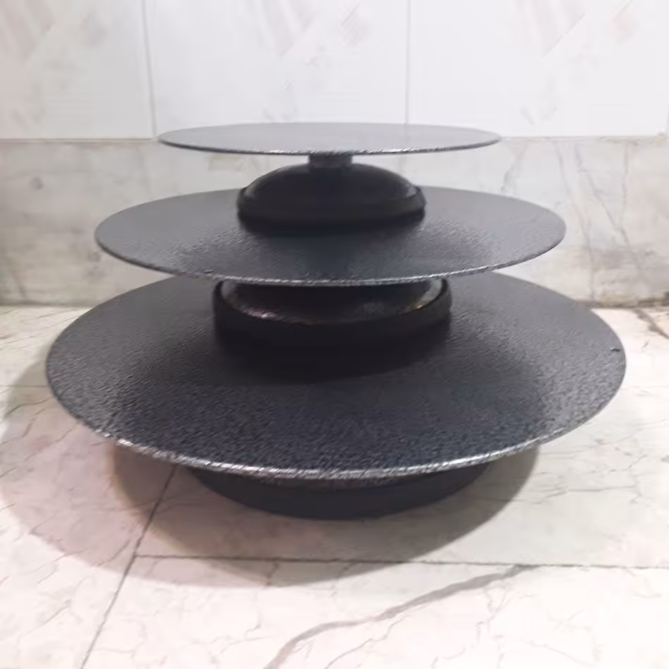 صفحه چرخون چدن سایز 25سانت بهترین صفحه چرخون سفارش شده توسط مربی ها و قنادان حرفه ای