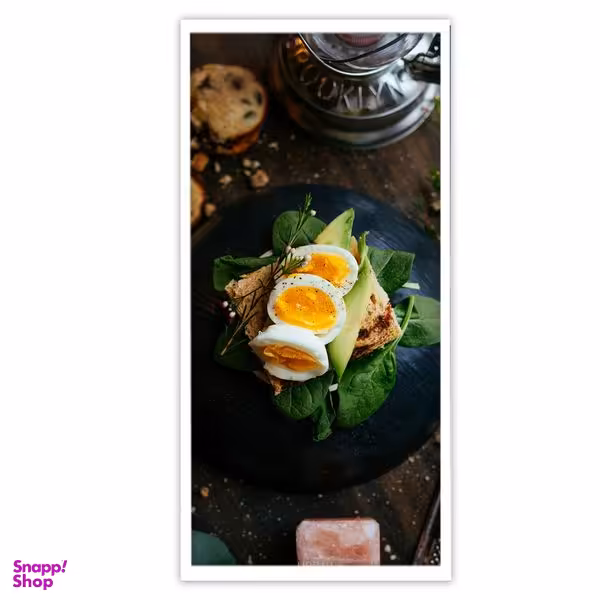 تابلو بکلیت طرح صبحانه پروتئینی و تخم مرغ مدل W-S3723