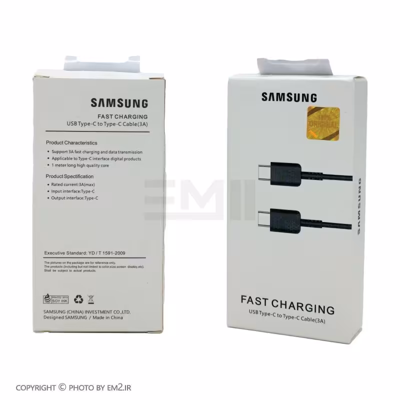 

کابل 2 سر TYPE-C سوپر فست سامسونگ پکدار اصل چین (5716)

