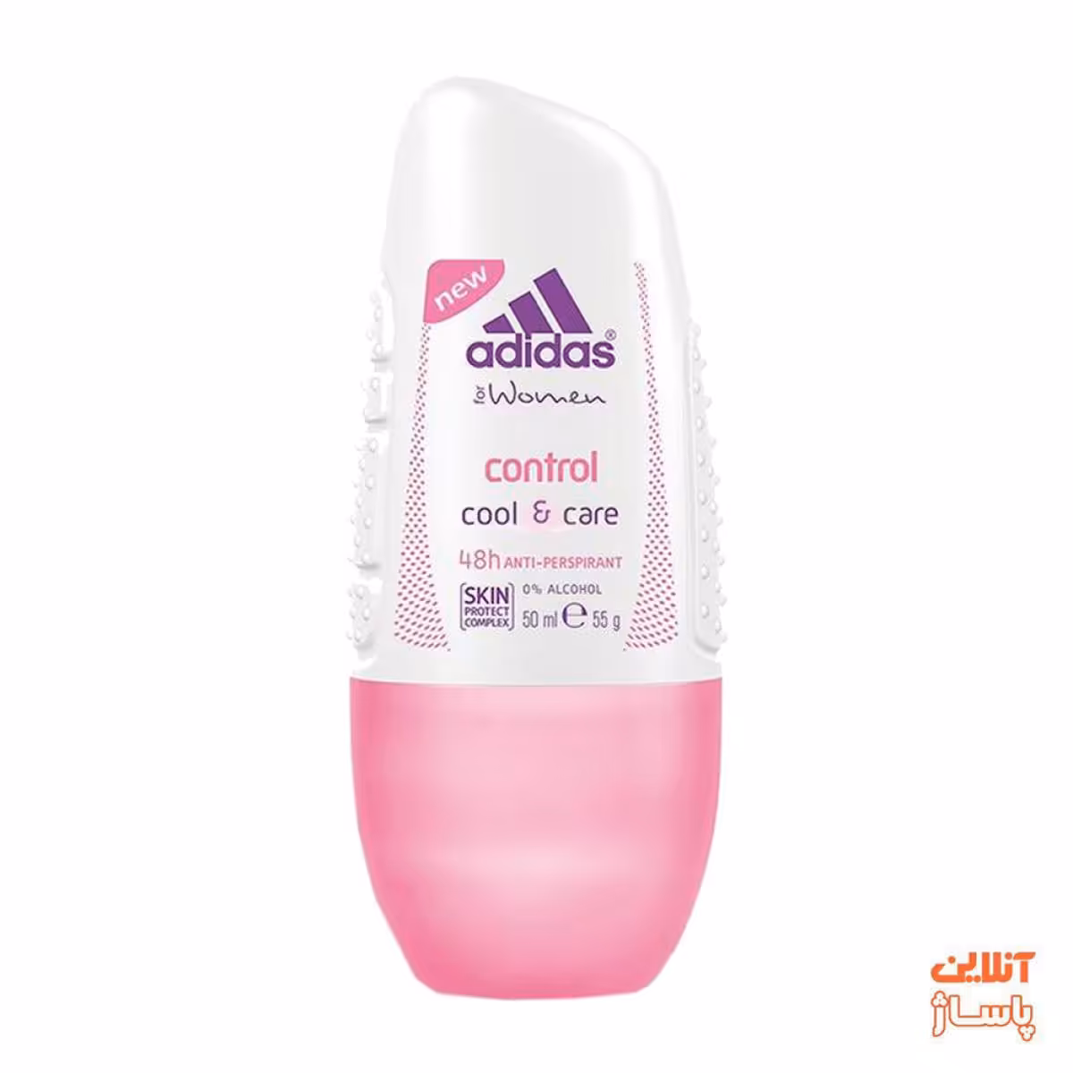 رول ضد تعریق زنانه آدیداس مدل Control Cool And Care حجم 50 میلی‌ لیتر