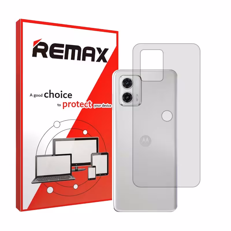 گلس پشت گوشی موتورولا Moto G73 مدل شفاف برند ریمکس کد S