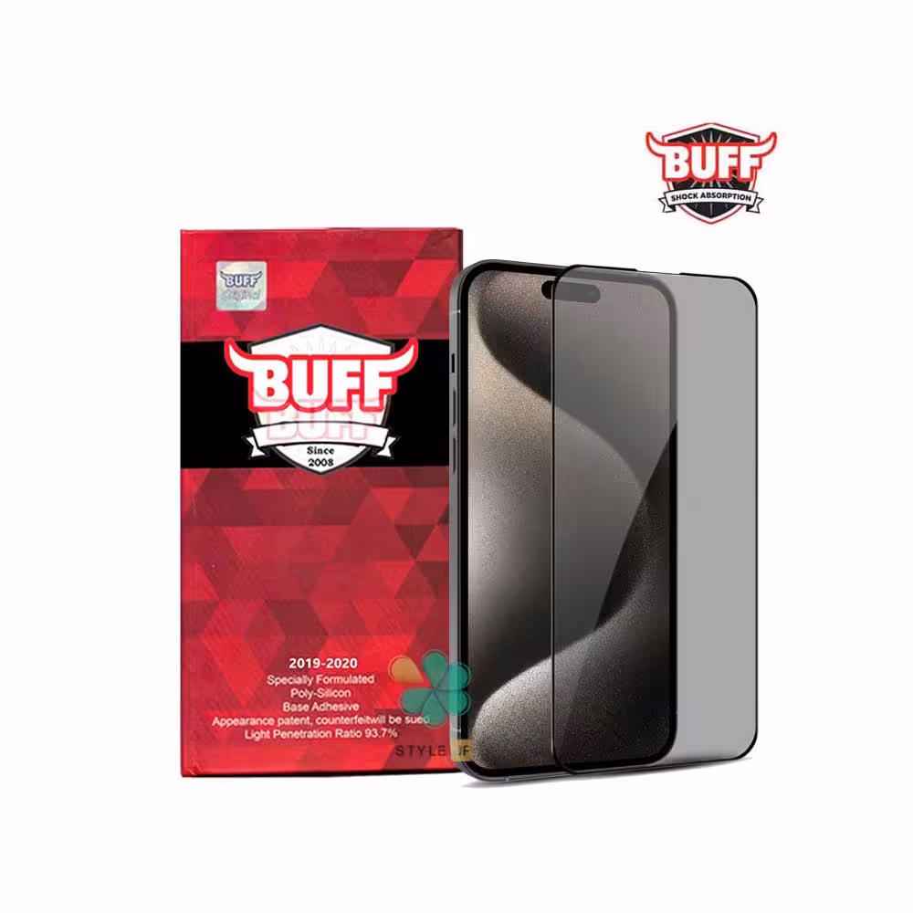 گلس گوشی مات برند Buff مناسب Apple iPhone 15 Pro