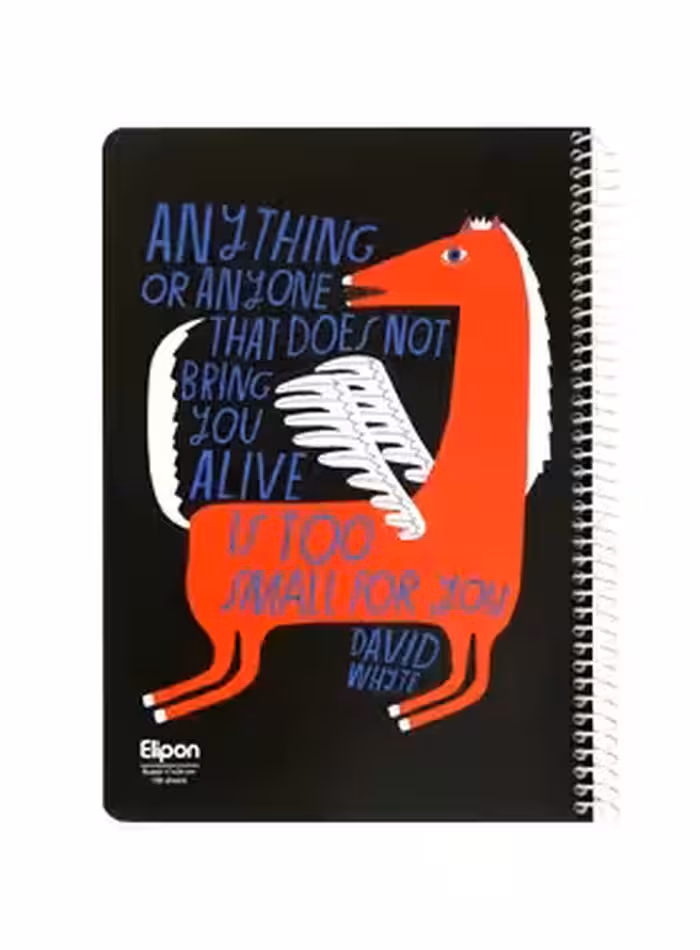 دفتر مشق 100 برگ الیپون طرح حیوانات - چی بخونم