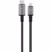 کابل MOSHI موشی تبدیل USB-C به LIGHTNING لایتنینگ 3 متری خاکستری - Hiapple.ir