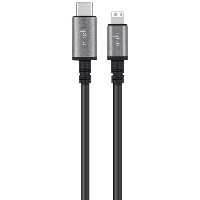 کابل MOSHI موشی تبدیل USB-C به LIGHTNING لایتنینگ 3 متری خاکستری - Hiapple.ir