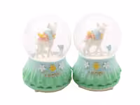 گوی شیشه ای چراغ دار موزیکال فانتزی