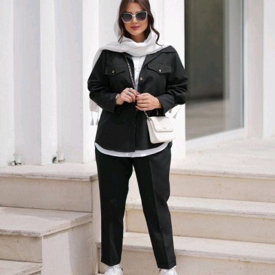 مانتو اسپرت زنانه پرشیا مدل ست دو تیکه پرستیژ