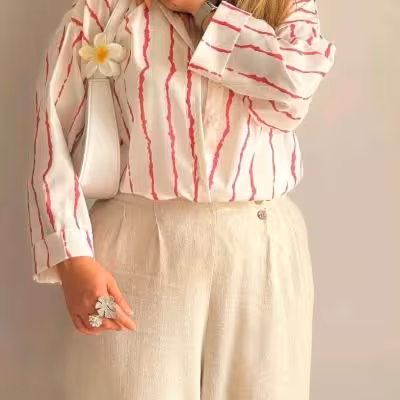 شومیز مانتویی مدل آبنبات