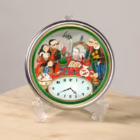 ساعت دیواری و رومیزی طرح نوروز سیناتیک 16 سانت