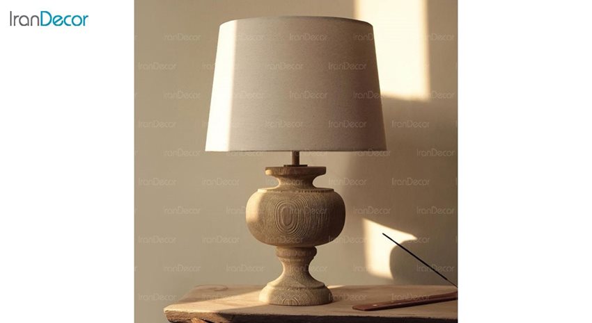 آباژور رومیزی چوبی مدل SH110